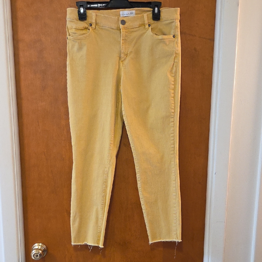 LOFT Cropped Skinny Jeans 29